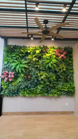 VERTICAL GARDEN SINTETIS HIASAN DINDING TAMAN VERTIKAL BERKUALITAS