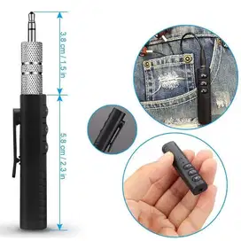 Audio Receiver Audio Jack Music - Hitam HP 3.5mm Bluetooth 4.2