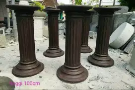 Pot tanaman, air mancur, pilar, pancuran, pot bonsai,