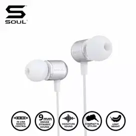 Earphone Soul Upbeat High Performance Metal Earphones