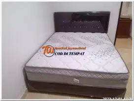 SET SPRINGBED CENTRAL PILLOW TEBAL 33 CM GRANSI PEGAS 10 THN TEBAL YA