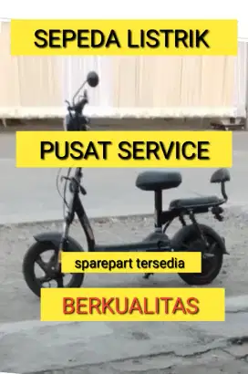 Sadel Sepeda listrik sparepart service bergaransi