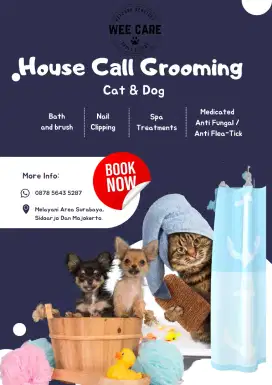 Grooming - Petcare kucing anjing kelinci Surabaya