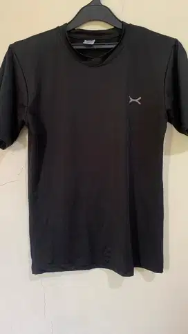 Kaos Lengan Pendek Flexzone Black Size M