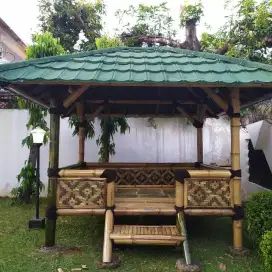 Saung Bambu/ Gazebo Bambu Murah Dan Berkualitas