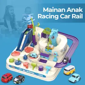 mishatoys mainan anak racing car rail children toy