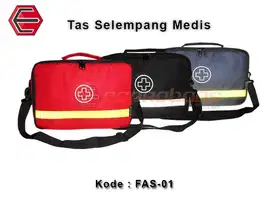 Tas Selempang Kesehatan Medis P3K Tas Medis Dokter Perawat Kode FAS-01