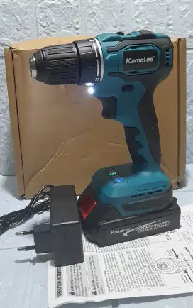 Bor cordless 10mm kamolee brushless