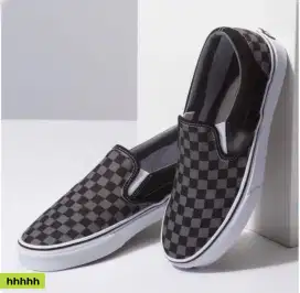 sepatu vans chrkcernoard slip on free dus