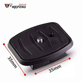 Weifeng Quick Release Shoe Dudukan Tripod Excell Takara Promoss
