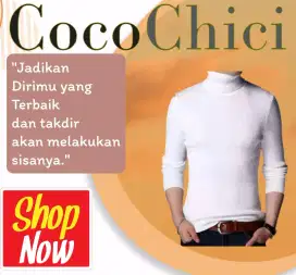 Sweater Rajut Turtleneck Premium size S,M,L,XL