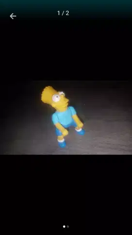 Boneka hias kecil bart simpson