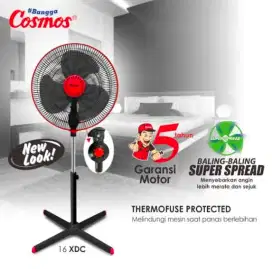 KIPAS BERDIRI COSMOS KAKI SILANG 16 INCI XDC