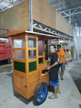 Gerobak khas bakmi jawa