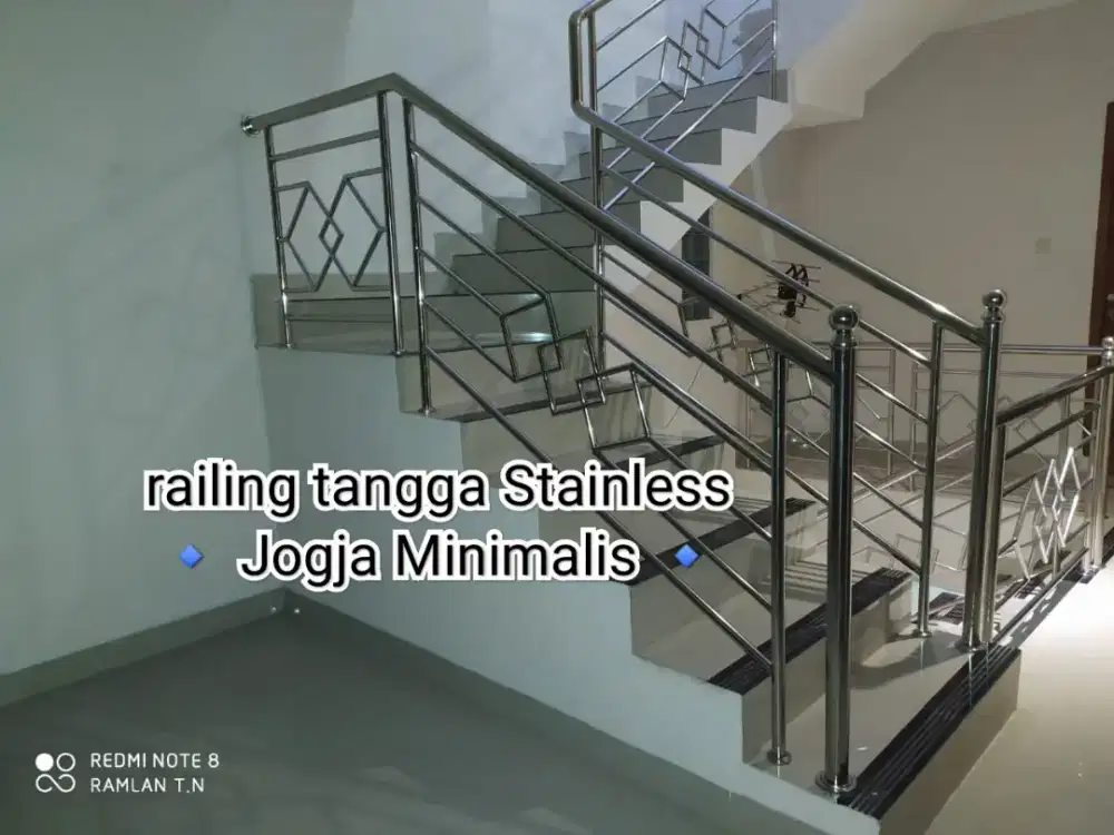 Railing tangga stainless steel