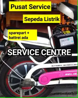 Battrei sepeda listrik sparepart bergaransi