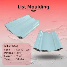 Moulding | anti jamur | anti rayap | Wall Moulding PVC |List Moulding