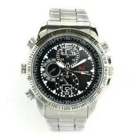 Jam Tangan Sport Spy Kamera Video 8GB White