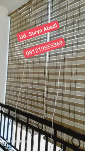 Tirai PVC polos  dan motif