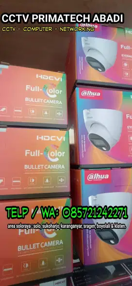 PROMO PAKET 4 CH CCTV ONLINE DAHUA FULL COLOUR