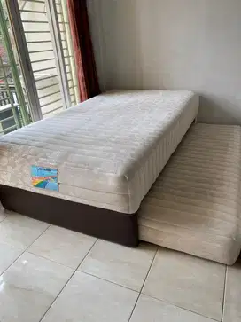 Springbed 2in1 uk 120x200 ada sorong bawahnya