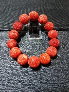 Gelang Red coral/Marjan Asli