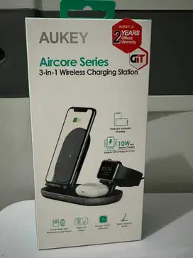 AUKEY LC-A3 - AIRCORE SERIES - 3-in-1 Wireless Charging Station