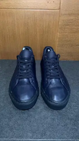 Sepatu ZARA MAN Casual Sneaker Full Navy 42 AUTHENTIC LEATHER