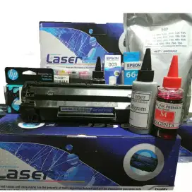 Tinta printer injek maupun laser redt stok