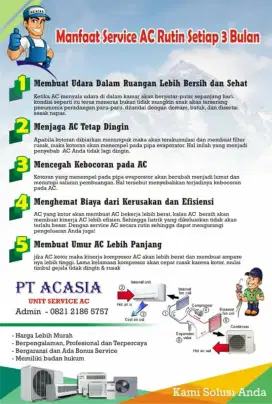 SERVICE AC , CUCI AC , Mesin Cuci.  Kulkas