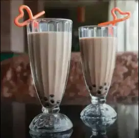 Gelas Jus tebal / gelas minuman kekinian