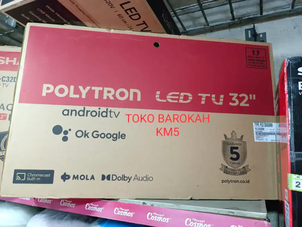 TV DIGITAL POLYTRON ANDROID 32 (TANPA SETBOX)- TV ANDROID POLYTRON 32