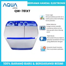 Promo mesin cuci aqua 781 cash bisa kredit