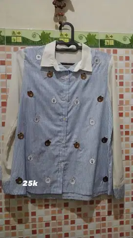Top Blouse Motif LINE