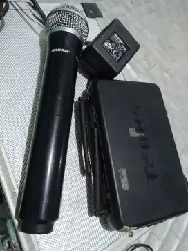 Mic wireless shure svx4 1 mic 1 reciever jgn di tanya lagi ya