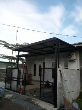 Kanopi Pagar Pintu Sorong