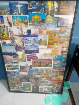 Koleksi kartu pos souvenir asli berbagai negara