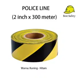 Tali Garis Polisi 2 dan 3 Inch x 300 Meter Police Line Barricade 300 M