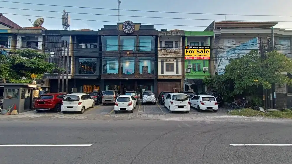 Ruko 3 Lantai di Jalan Utama Bypass Sanur Seberang RS Bali Mandara
