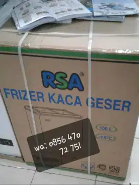 Freezer Frizer Box Rsa Pintu Geser XS 110