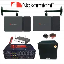 Paket Sound System Karaoke Nakamichi 10 Inch