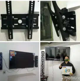 pasang brecket tv led