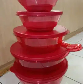 wadah penyimpanan/3S BOWL Tupperware satu set 6 pcs