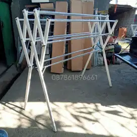 Jemuran alumunium palang stainless ukuran 180x170cm