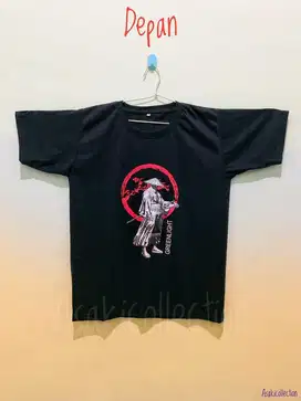 TERBATAS T-shirt Samurai jidai/Kaos Samurai Jepang/Kaos Desain Samurai