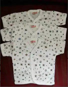 Baju Atasan Bayi Lengan Pendek 0 - 6 Bulan