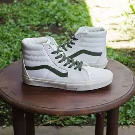 Sepatu Sneakers Vans SK8 HI Vintage Pop Turtledove Original Resmi