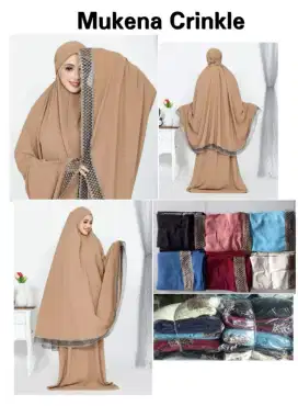 Mukena bahan Crinkle