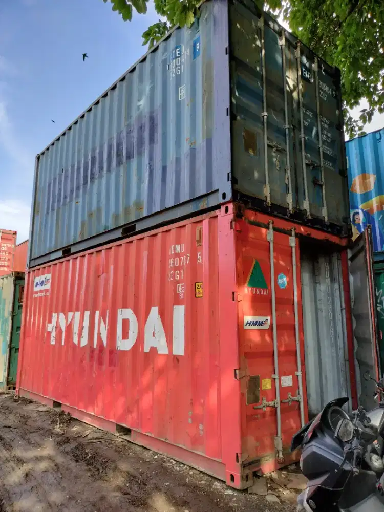 JUAL MURAH CONTAINER SECOND KOSONGAN/DRY 20FEET&40FEET STANDARD DAN HC