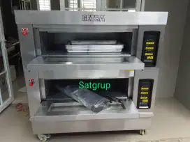 Oven baking gas digital otomatis RFL-24GD getra pemanggang roti, kue